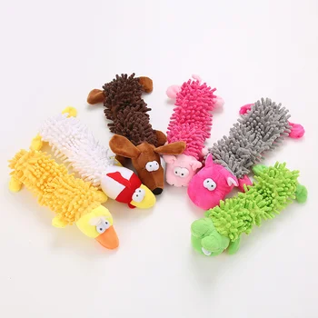 Прочная плюшевая игрушка для домашних собак в форме животного со скрипом для маленьких собак, щенок Чихуахуа Йоркшир Бишон, Игрушки для чистки зубов