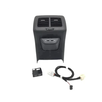 Рамка Для Отделки Заднего Вентиляционного Отверстия Автомобиля, Центральный Подлокотник с USB-Адаптером для Golf 7 MK7 2013-2019 5GG864298B82V