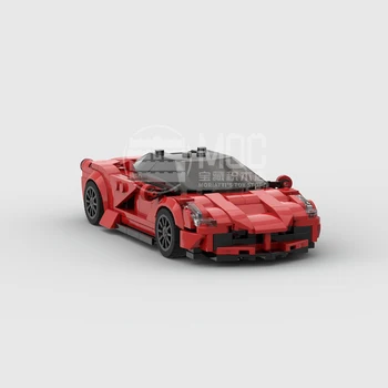 Сборка строительного блока MOC Supercar Speed Series Модель автомобиля Классическая игрушка для взрослых, собирающая подарок-пазл для детей, Совместимый с