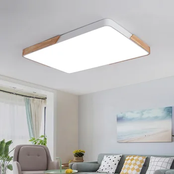 Современный минималистичный Макарон, светодиодная лампа для спальни, квадратный потолочный светильник для балкона, потолочный светильник для гостиной.