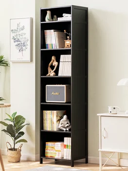 Стеллаж для хранения книг, от пола до пола, простой в использовании, многоэтажная гостиная, маленький книжный шкаф, детский шкаф для хранения,