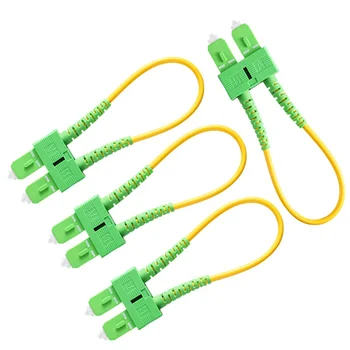 Тестер однорежимных петлевых разъемов SC-APC SC-APC для оптоволоконного дуплексного кабеля 9/125