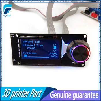 Тип D MINI12864LCD Экран Белый на черном mini 12864 ЖК смартДисплей Поддерживает Marlin DIY С SD Картой Запчасти для 3D принтера