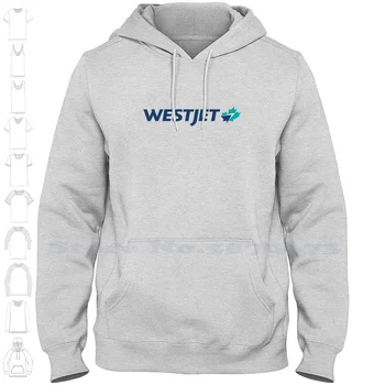 Толстовка с логотипом WestJet Airlines Одежда унисекс 2023 года с графическим логотипом бренда, толстовка с капюшоном