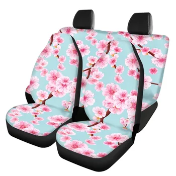 Универсальная защита передних и задних сидений автомобиля с принтом 