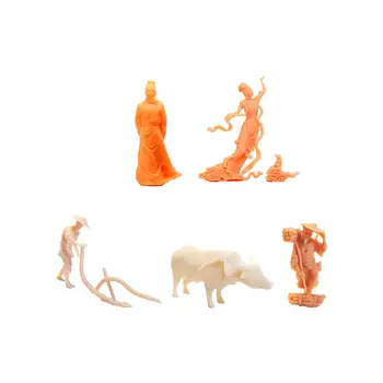 Фигурная модель 1: 64, Неокрашенные сцены, Крошечные человечки для макета стола из песка, Диорама