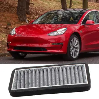 Фильтрующие элементы воздухозаборника кондиционера Активированный уголь Инструмент для фильтра впуска автомобильного кондиционера для Tesla Модель 3 2021-2023