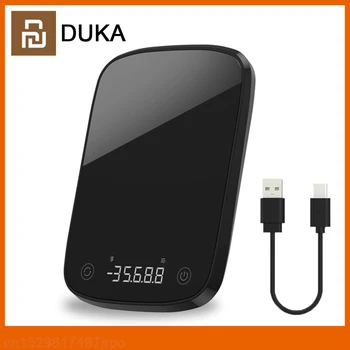 Цифровые электронные весы DUKA ATuMan ES2 Высокой точности 0 ~ 5 кг со светодиодным экраном, Бытовые многофункциональные кухонные весы для выпечки