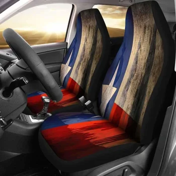 Чехлы для автомобильных сидений с флагом Техаса, Удивительные идеи подарков, комплект из 2 универсальных защитных чехлов для передних сидений