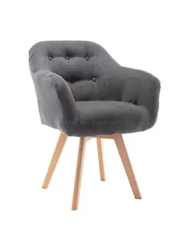 Чистый Красный стул для нейл-арта Со Спинкой для клиента, Сидящий на диване, Современный Повседневный Стул для домашнего макияжа в спальне для девочек