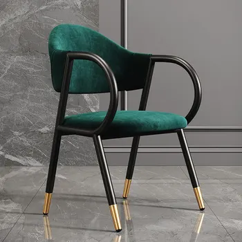 Эстетичные роскошные стулья для гостиной, обеденные стулья в скандинавском стиле, минималистичные Современные стулья для столовой, современные наборы садовой мебели